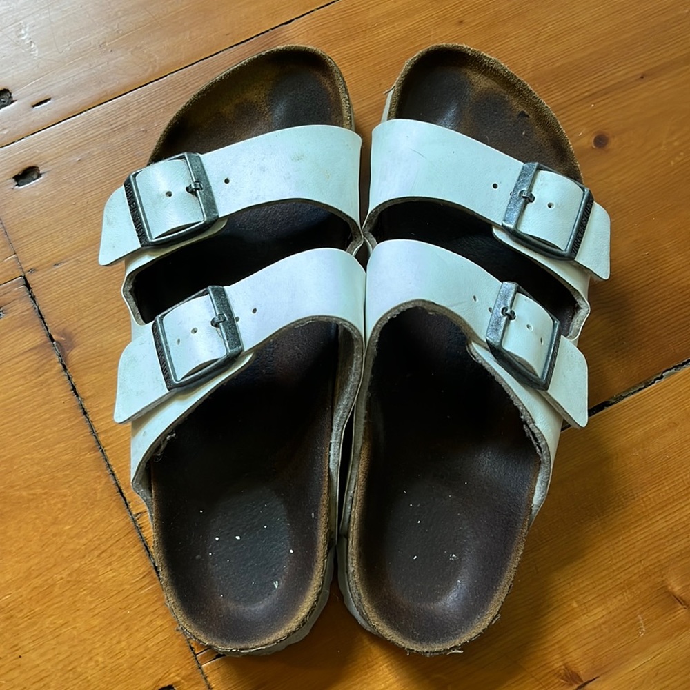 White Birkenstocks